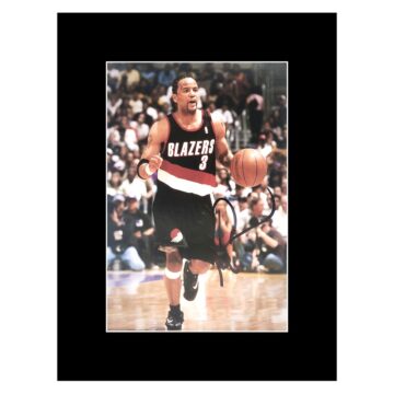 Signed Damon Stoudamire Photo Display 8x6 - Portland Trail Blazers Icon