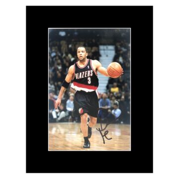 Damon Stoudamire Signed Photo Display 8x6 - Portland Trail Blazers Icon