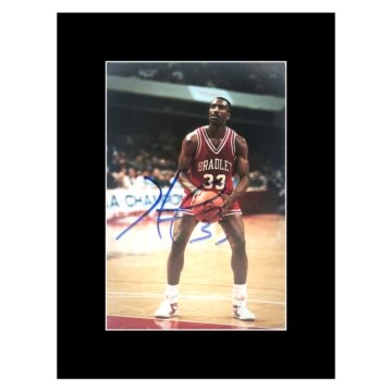 Signed Hersey Hawkins Photo Display 8x6 - Bradley University Icon