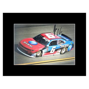 Signed Ryan Vargas Photo Display 8x6 - NASCAR Icon