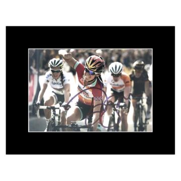 Lizzie Deignan Signed Photo Display 8x6 - Cycling Icon