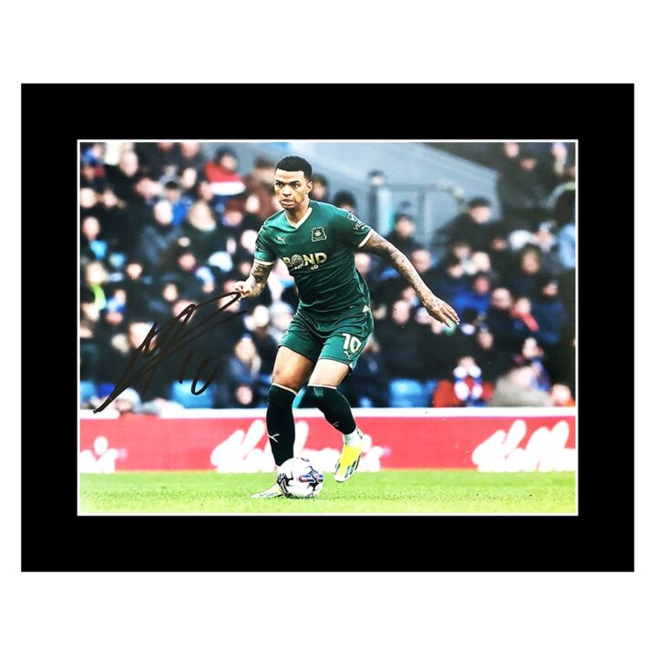 Signed Morgan Whittaker Photo Display 12x10 - Plymouth Argyle Icon