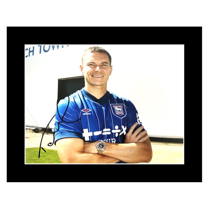 Signed Conor Townsend Photo Display 12x10 - Ipswich Town Icon