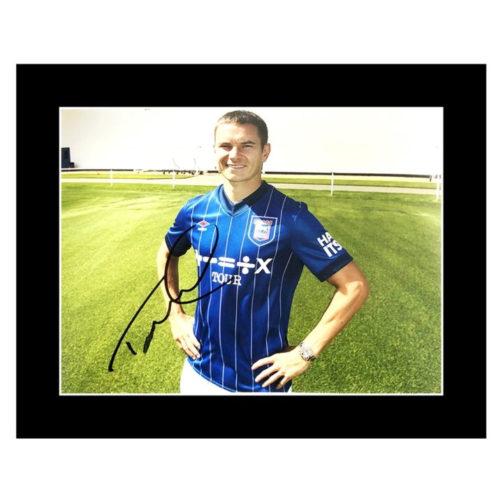 Conor Townsend Signed Photo Display 12x10 - Ipswich Town Icon