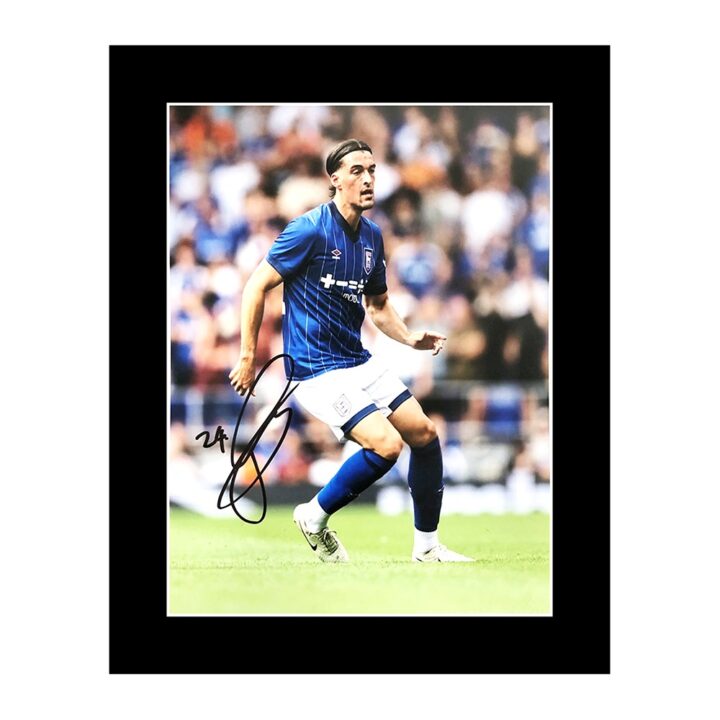 Signed Jacob Greaves Photo Display 12x10 - Ipswich Town Icon