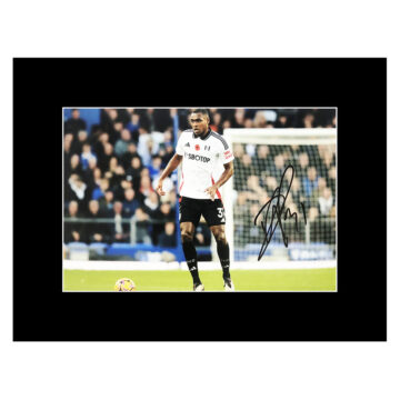 Signed Issa Diop Photo Display 16x12 - Fulham Icon