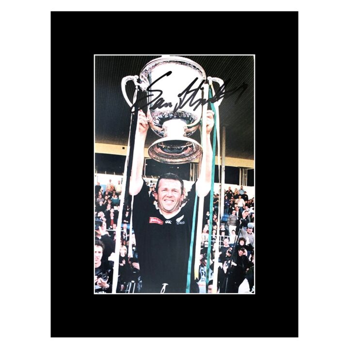 Signed Sean Fitzpatrick Photo Display 16x12 - Bledisloe Cup Winner