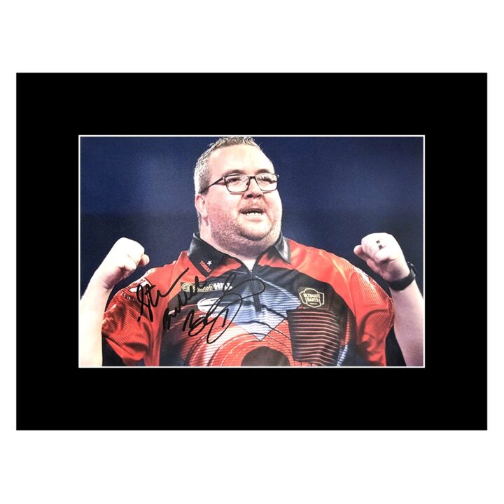 Signed Stephen Bunting Photo Display 12x10 - Darts Icon