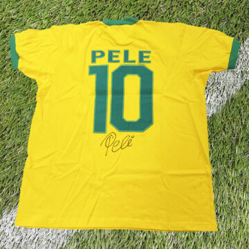 Pele Signed Jersey - World Cup Winner 1958, 1962 & 1970 Shirt