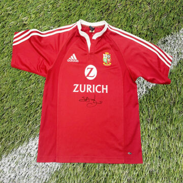 Signed Lawrence Dallaglio Shirt - British & Irish Lions Icon