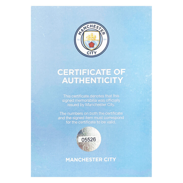 Autographed Manchester City Framed Shirt - Premier League Winners 2024