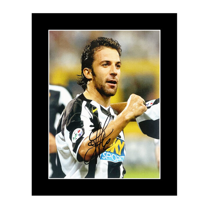 Signed Alessandro Del Piero Photo Display 12x10 - Juventus Icon