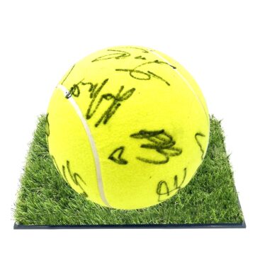 Signed WTA Tour Framed Tennis Ball - Sabalenka, Gauff & Badosa 2025