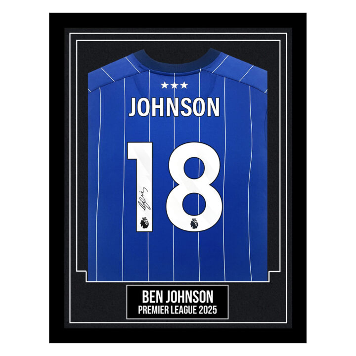 Ben Johnson Signed Framed Shirt - Premier League 2025