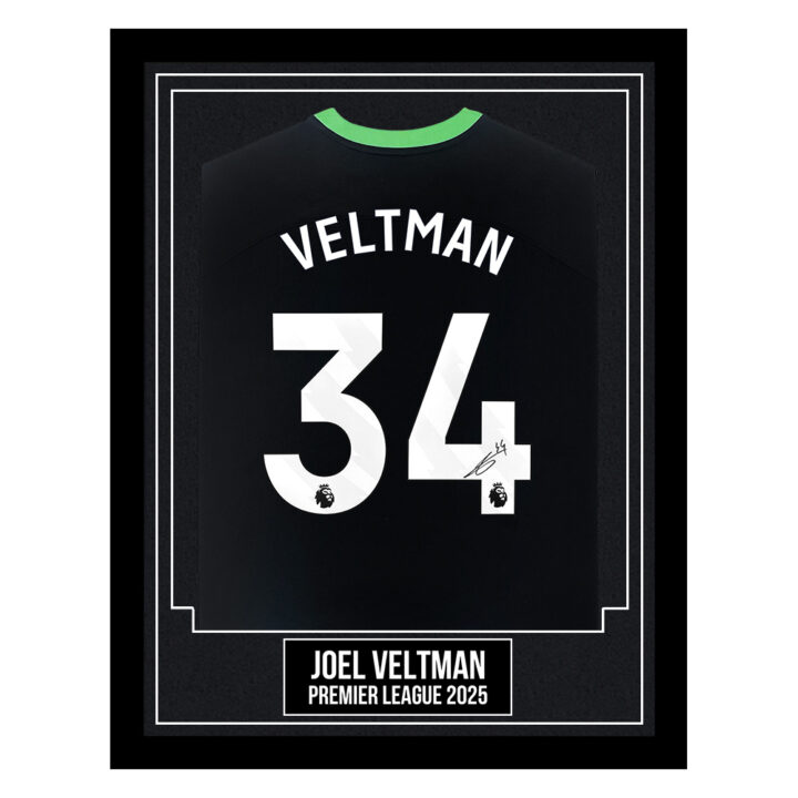 Joel Veltman Signed Framed Shirt - Premier League 2025