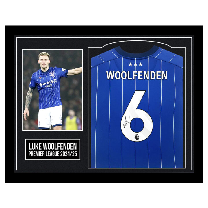 Framed Luke Woolfenden Signed Shirt - Premier League 2024/25