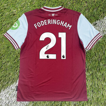 Signed Wes Foderingham Shirt - Premier League 2024/25