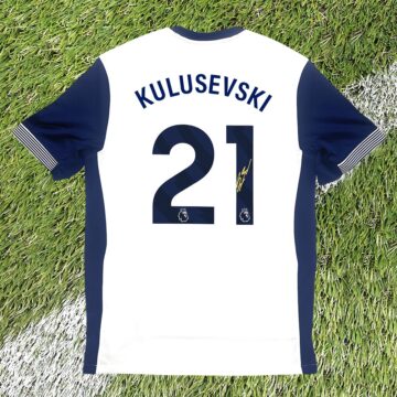 Signed Dejan Kulusevski Shirt - Premier League 2025