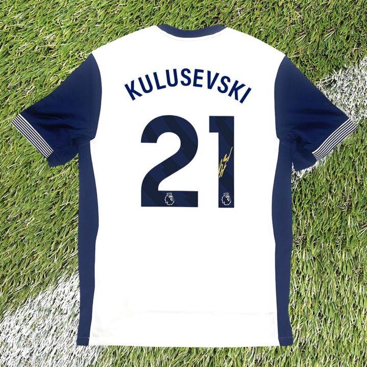Signed Dejan Kulusevski Shirt - Premier League 2025