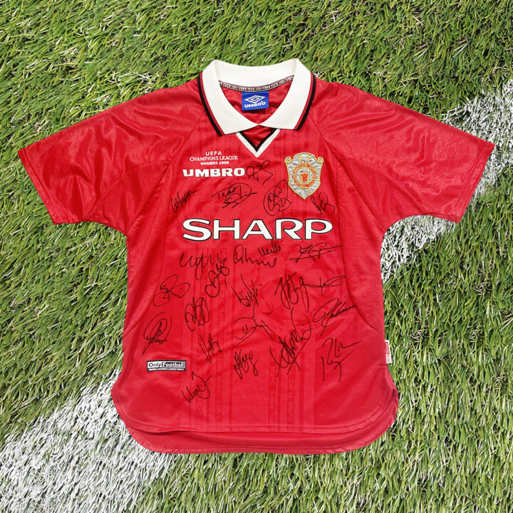 Signed Manchester United FC Shirt - The 1999 Treble Limited Edition
