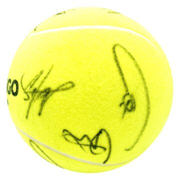 Signed ATP Tour Tennis Ball - Alcaraz, Zverev & Tsitsipas 2025