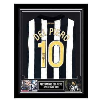 Signed Alessandro Del Piero Framed Shirt - Juventus FC Icon