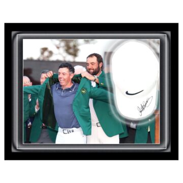 Signed Rory McIlroy Hat Framed Dome - Masters Champion 2025