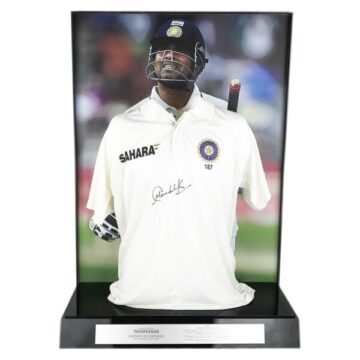 Rare Signed Sachin Tendulkar Framed Shirt - Century Of Centuries Limited Edition