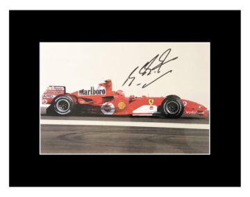 Autographed Michael Schumacher Photo Display 16x12 - Ferrari F1 World Champion